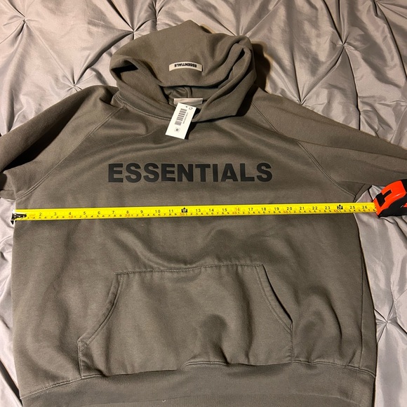 Fear of God Essentials Hoodie 'Taupe' NWOT - Picture 3 of 6
